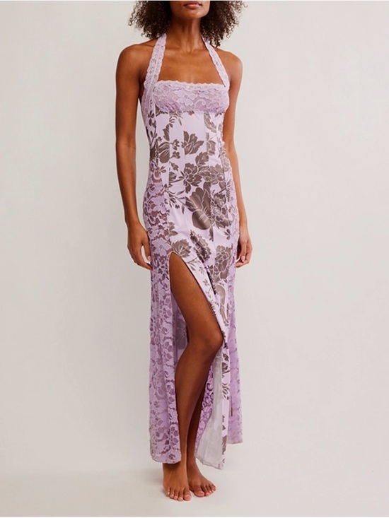 Free People Dresses & Skirts - Free People Love You Most Printed Maxi Slip